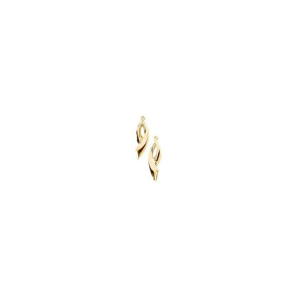 14K Yellow Left Earring Jacket